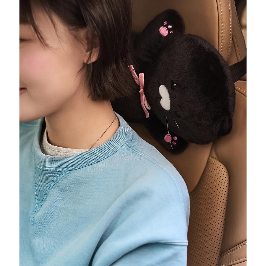 Kakao Friends - Black Choon Adjustable Car Neck Cushion (Choonsik)