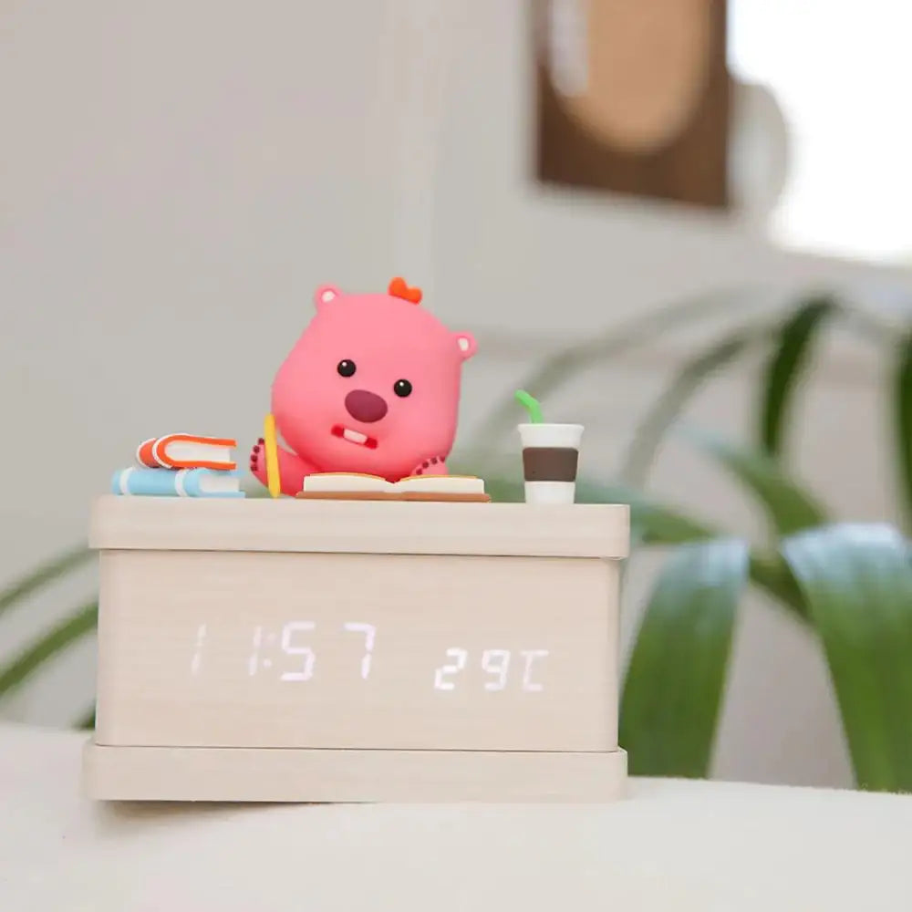BO FRIENDS x Zanmang Loopy - LED Table Clock - ZANMANG LOOPY - LED Clock - Harumio
