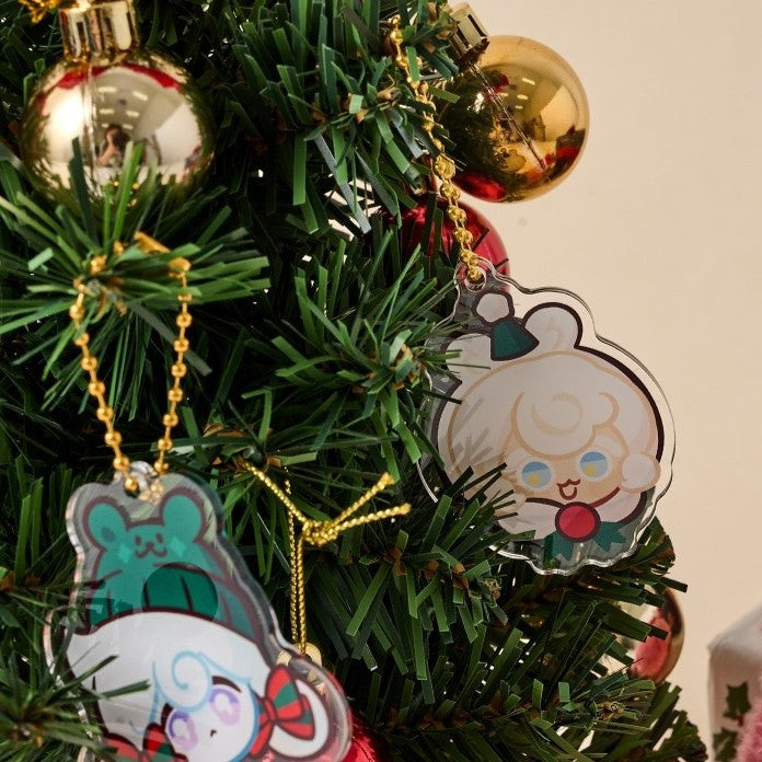 Cookie Run x Butter Shop - Christmas Tree Acrylic Charm Set