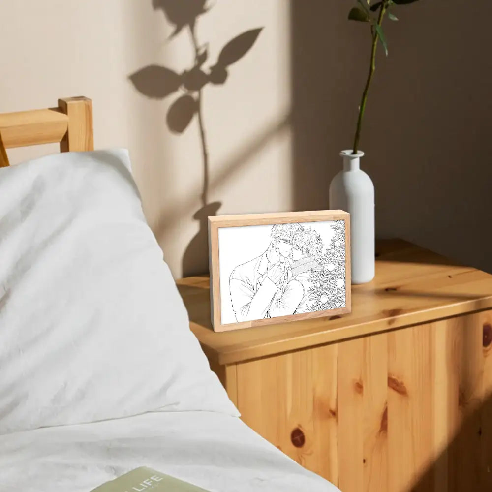Cherry Blossoms After Winter - Limited Edition Wood Edition USB Mood Light Frame - Cherry Blossoms After Winter - Home & Living, Accessories - Harumio