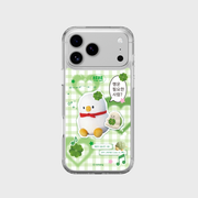 BEBE!Ori x SLBS - Bebe the Ori Lucky Bebe Check Clear Magnet Case (iPhone 17 Series)