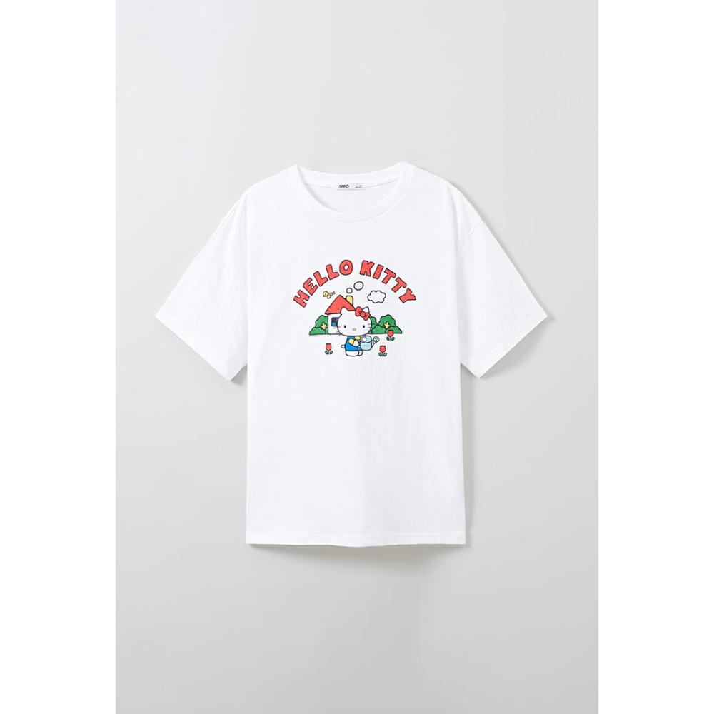 SPAO x Sanrio - Sanrio Friends Short Sleeved T-shirt