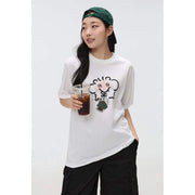 SPAO x Kerham - If it's Kerham, You Can Do It Short Sleeve T-Shirt - SPAO - T-Shirt - Harumio