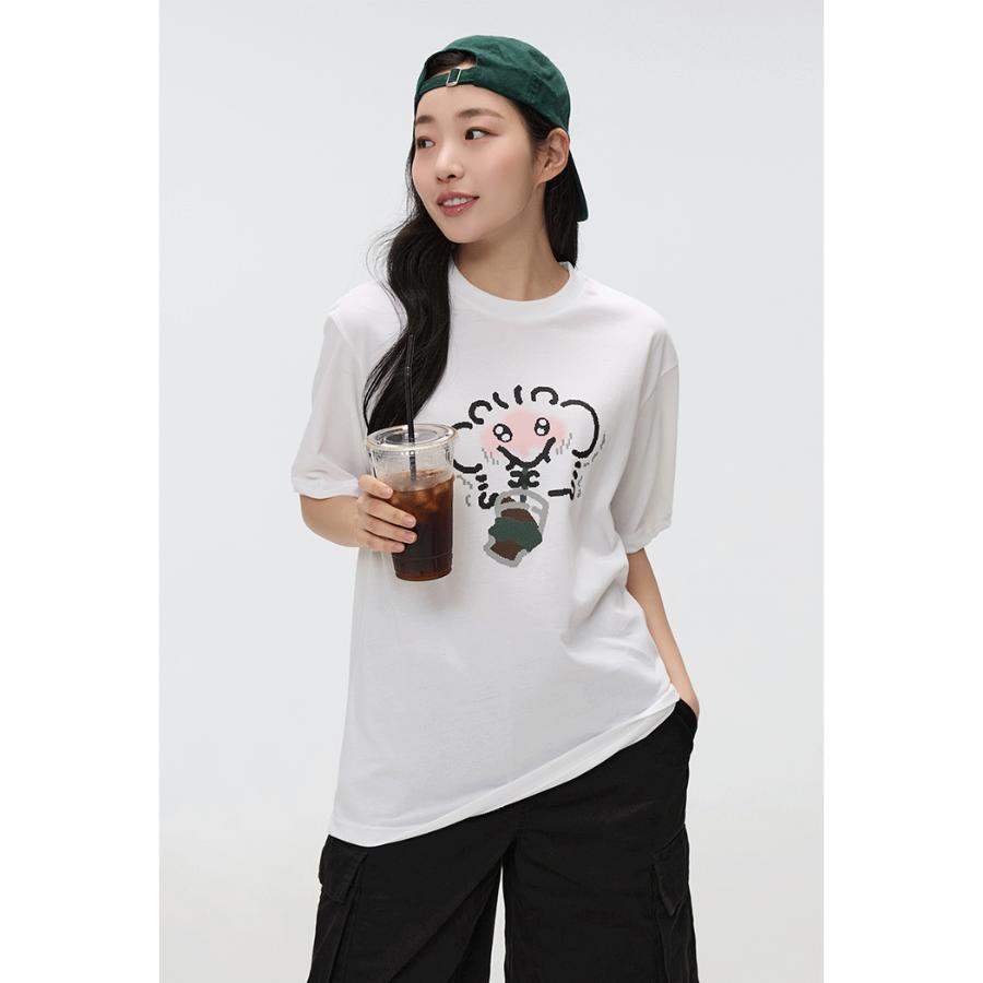 SPAO x Kerham - If it's Kerham, You Can Do It Short Sleeve T-Shirt - SPAO - T-Shirt - Harumio