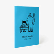 K Academy Survival Story - This is a Note A5 Notebook (Blue) - Marpple Shop - Notebook - Harumio