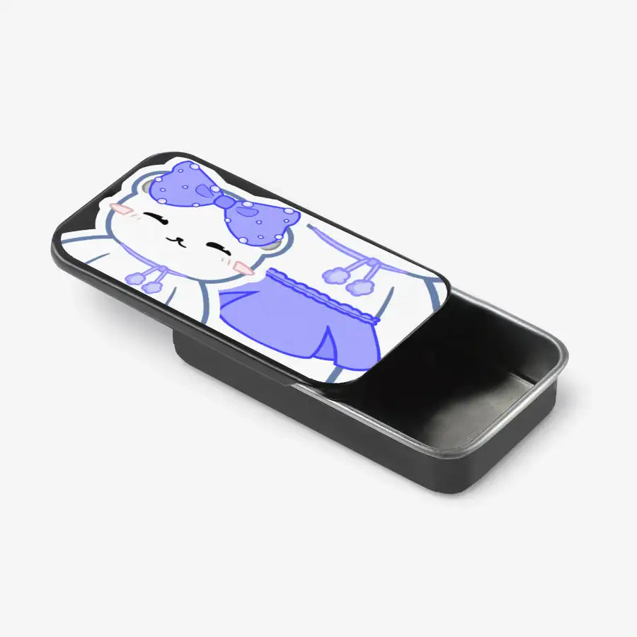 Hyunin Binni Sketchbook - Purple Sliding Tin Case - Marpple Shop - Tin Case - Harumio