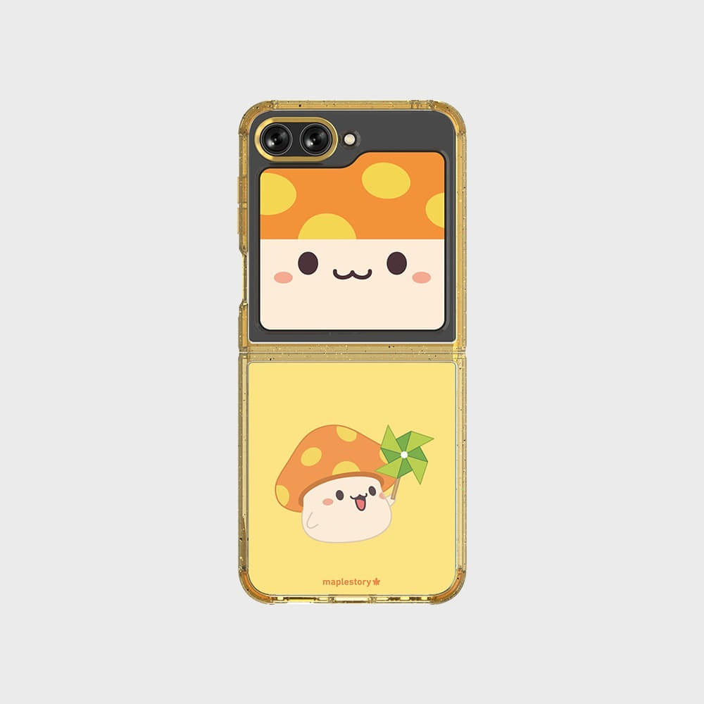 SLBS - Maple Story Orange Mushroom Flipsuit Case (Galaxy Z Flip5)