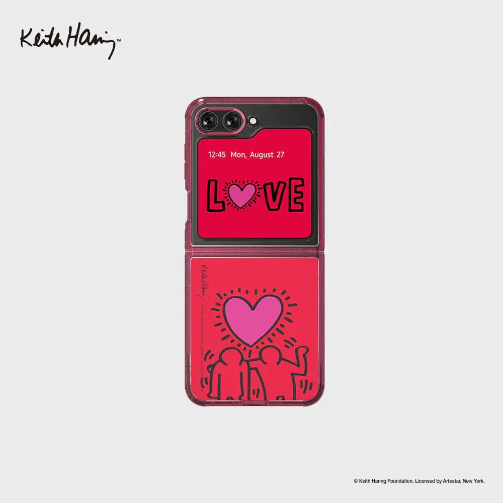 SLBS - Keith Haring Love Eco Lens Case (Galaxy Z Flip5) - SLBS - Home & Living, Accessories - Harumio