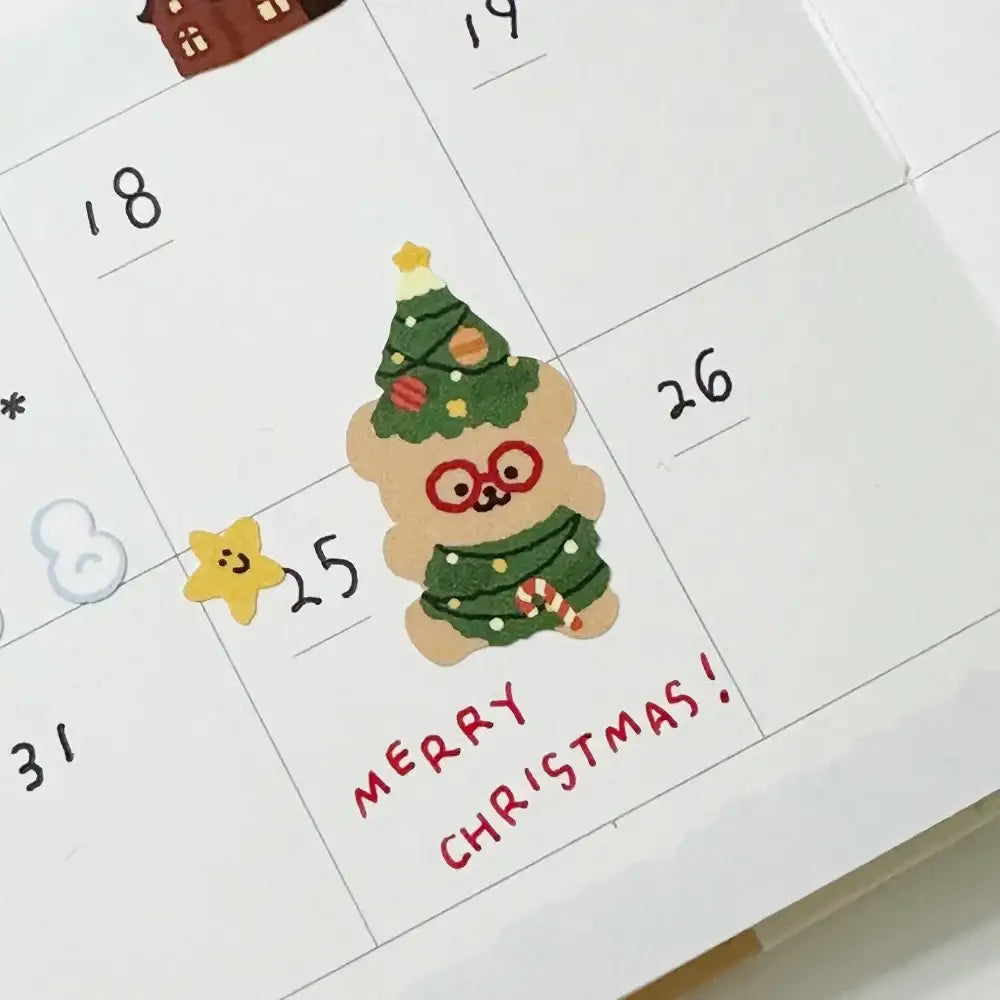 Teteum - Christmas Night Sticker - Teteum - Stationary - Harumio