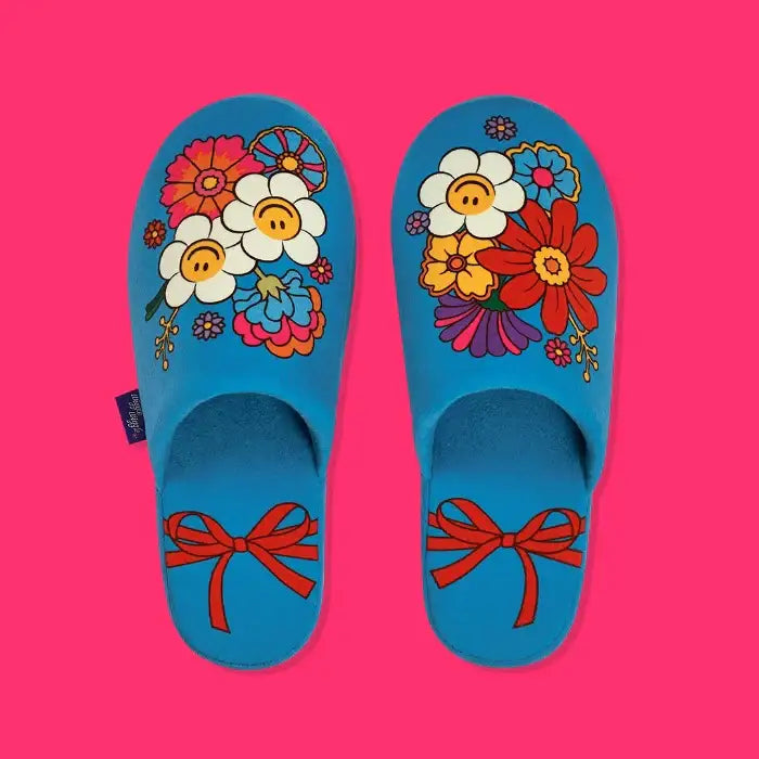 Wiggle Wiggle - Blooming Home Slippers - Wiggle Wiggle - Slippers - Harumio