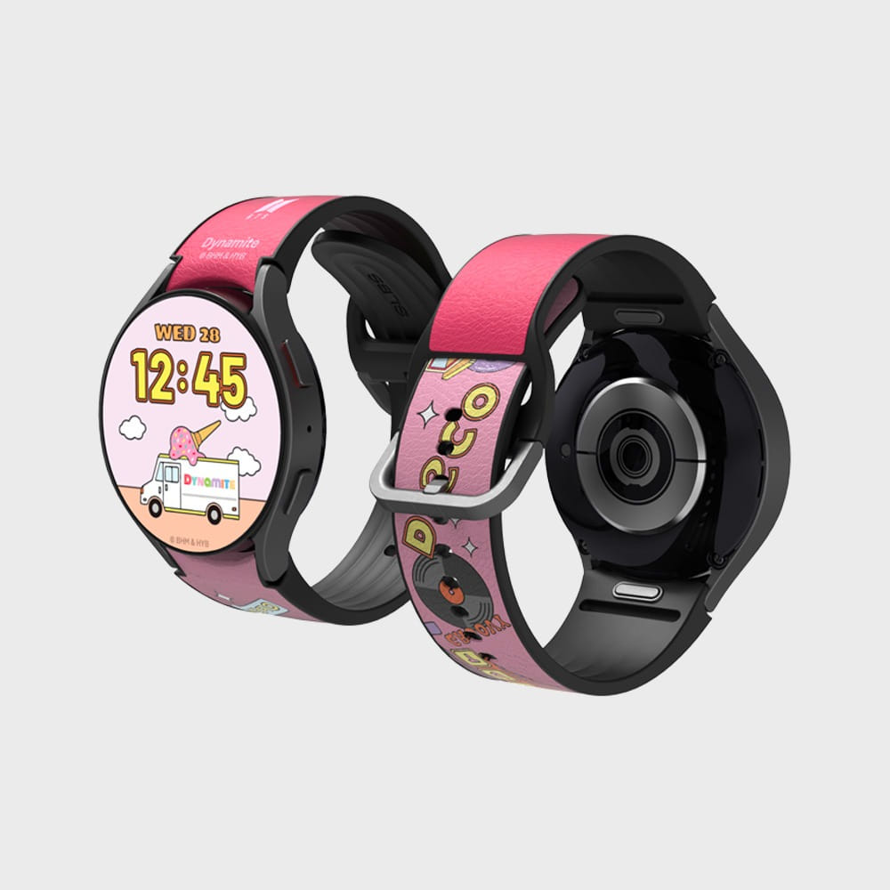 SLBS - BTS Dynamite Music Theme Hybrid Watch Strap (Galaxy Watch6)