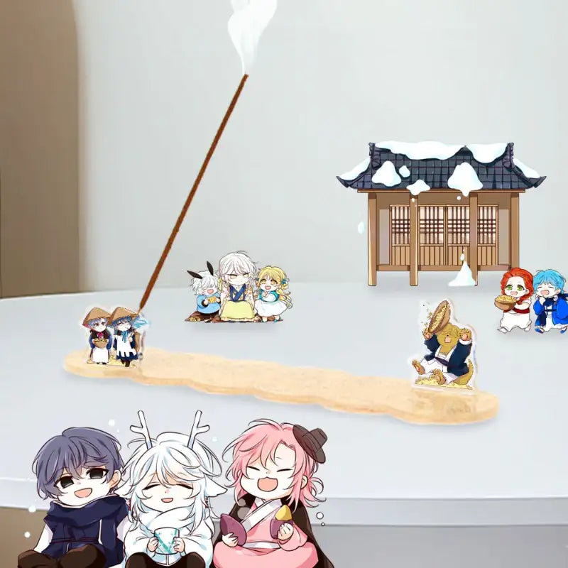 Heaven And Earth - Acrylic Incense Holder - Webtoon Shop - Incense Holders - Harumio