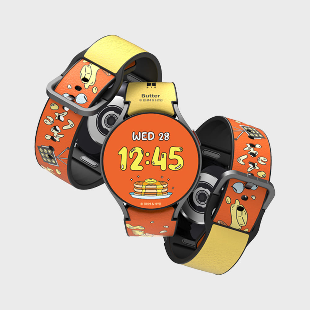 SLBS - BTS Butter Music Theme Hybrid Watch Strap (Galaxy Watch6)