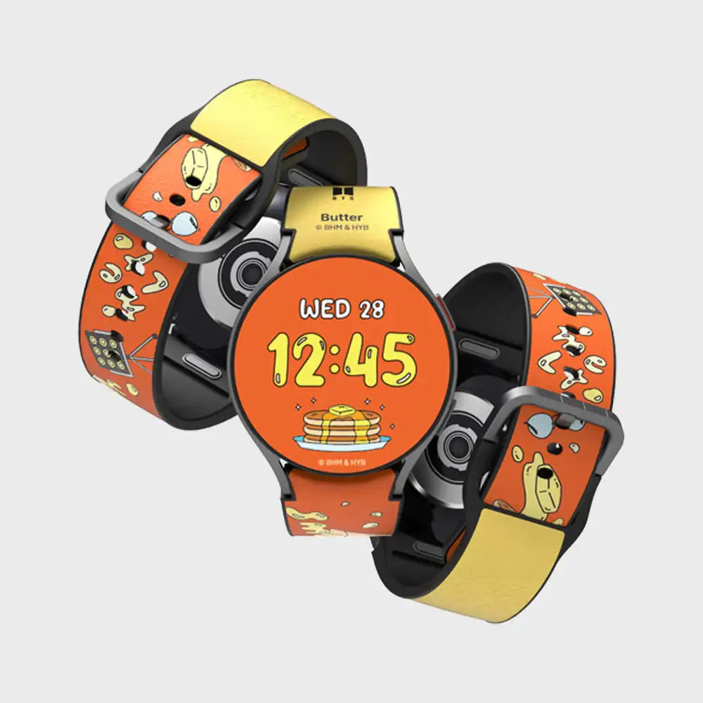 SLBS - BTS Butter Music Theme Hybrid Watch Strap (Galaxy Watch6) - SLBS - Home & Living, Accessories - Harumio