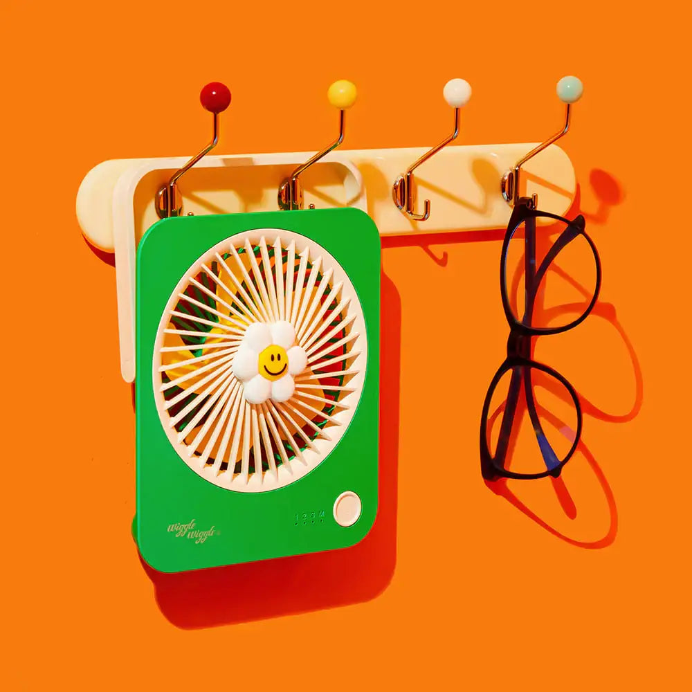 Wiggle Wiggle - Smile We Love Slim Portable Fan - Wiggle Wiggle - Portable Fan - Harumio