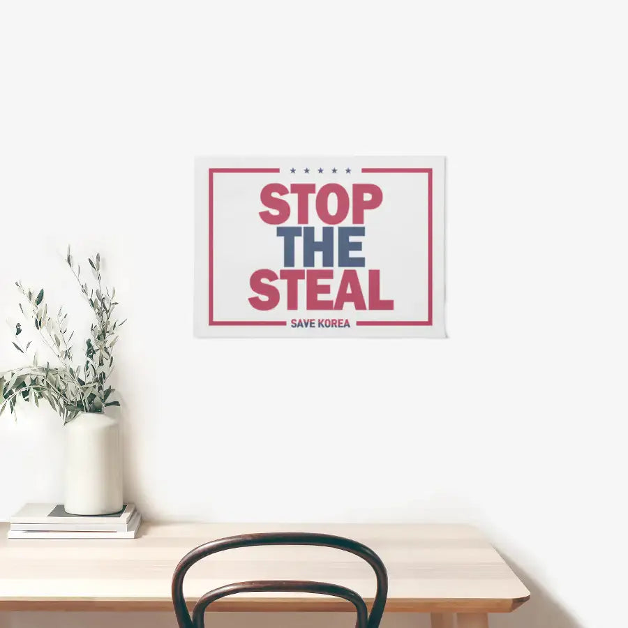 Pento - Stop the Steal A3 Fabric Poster - Marpple Shop - Poster - Harumio