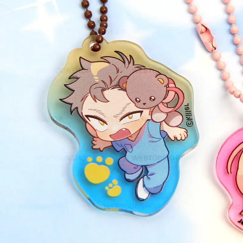 Teddy Bear - Acrylic Keyring Charm - Webtoon Shop - Acrylic Keyring - Harumio