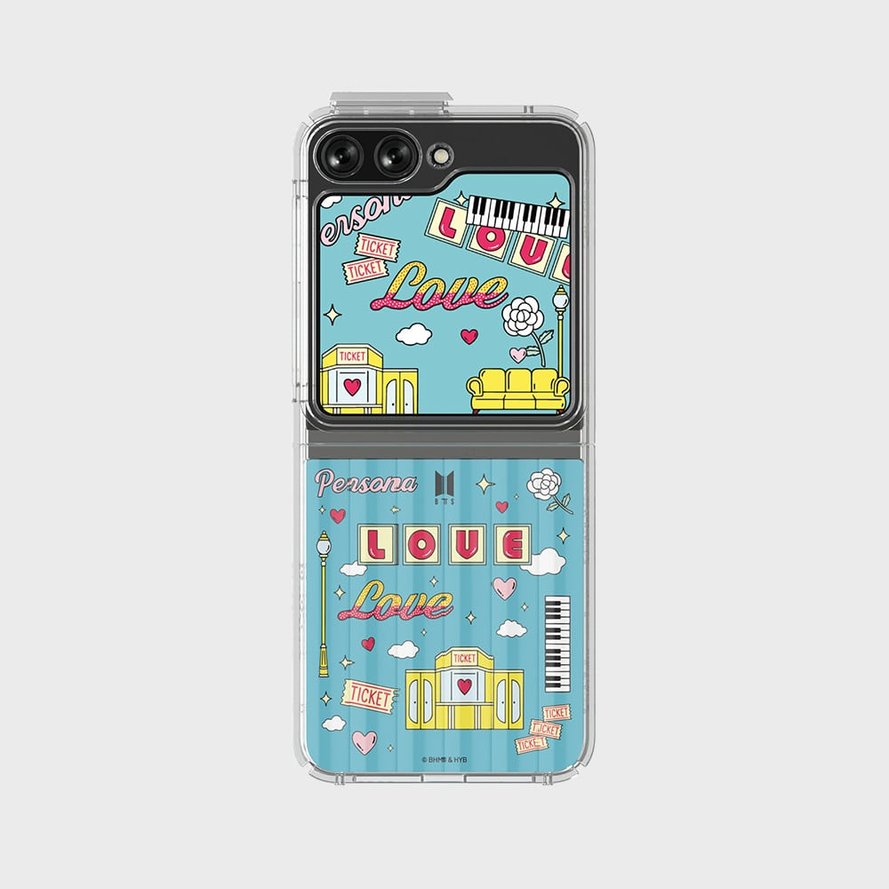 SLBS - BTS Music Theme Boy With Luv Flip Suit Card Case Set