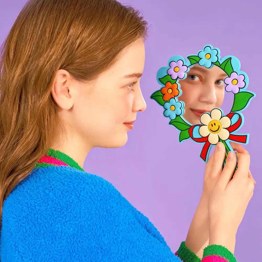 Wiggle Wiggle - Blooming Big Size Hand Mirror - Wiggle Wiggle - Hand Mirror - Harumio
