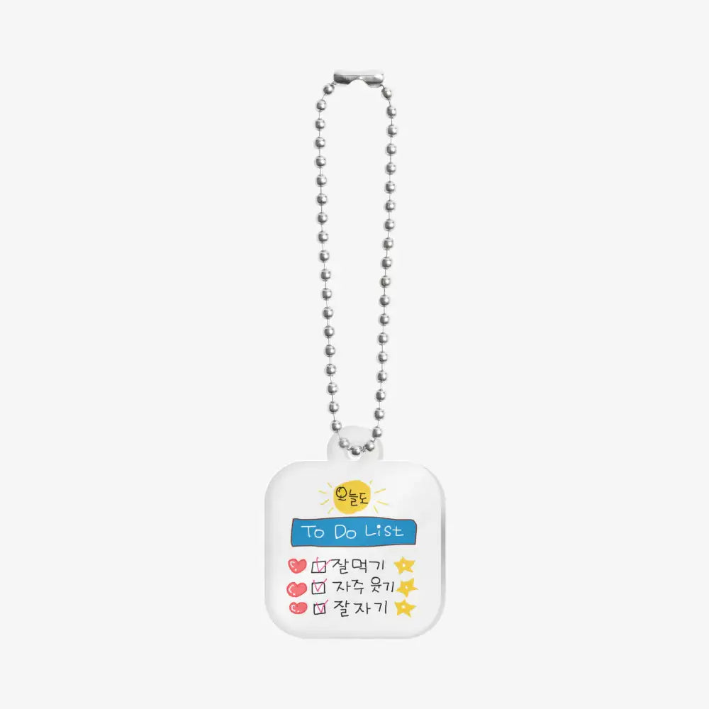 Jimin Kiki - To-Do List Square Acrylic Keyring - Marpple Shop - Keyring - Harumio