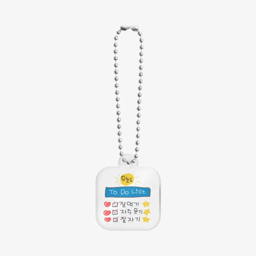 Jimin Kiki - To-Do List Square Acrylic Keyring - Marpple Shop - Keyring - Harumio