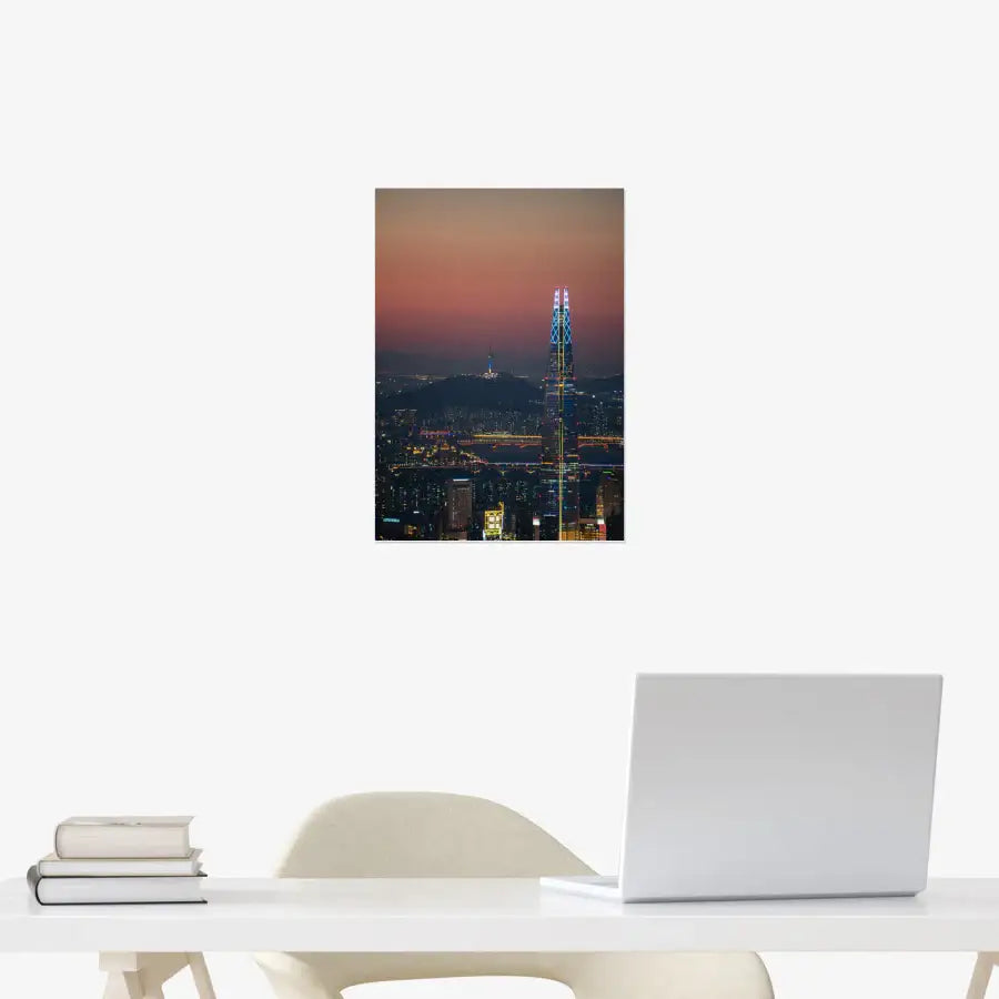 Photo Garden - Two Landmarks in Seoul A4 Poster - Marpple Shop - Poster - Harumio