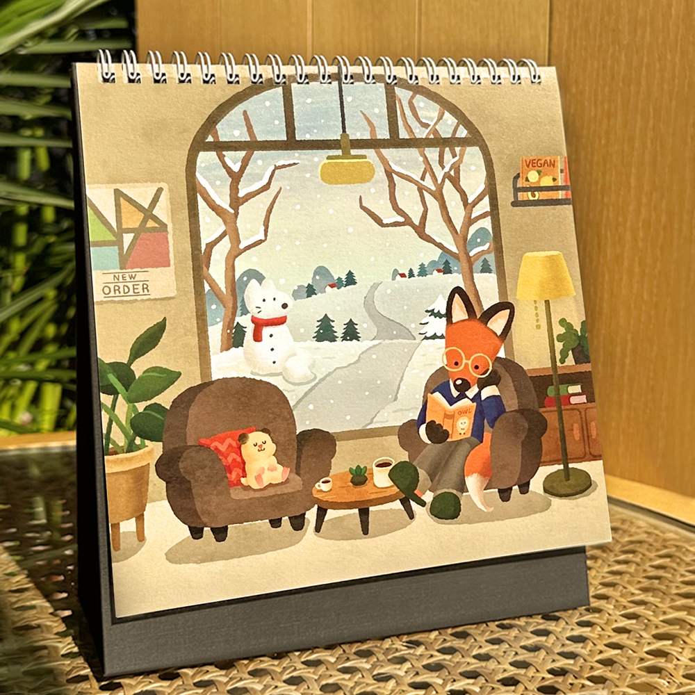 Imming - 2025 Animal Friends Four Seasons Calendar (tumblbug) - Imming - Calendar - Harumio