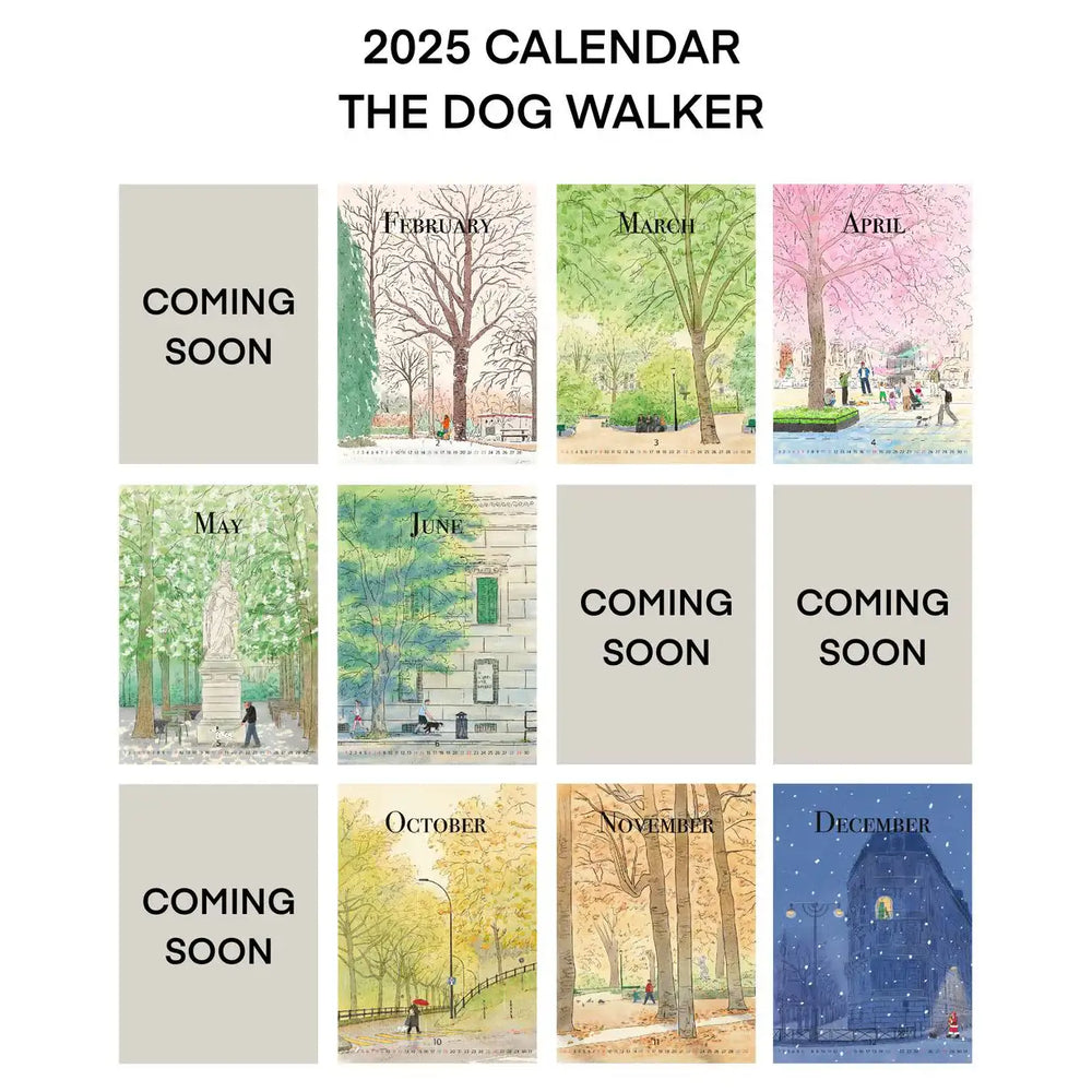 Lio - Dog Walker 2025 Calendar (tumblbug) - Lio - Calendar - Harumio