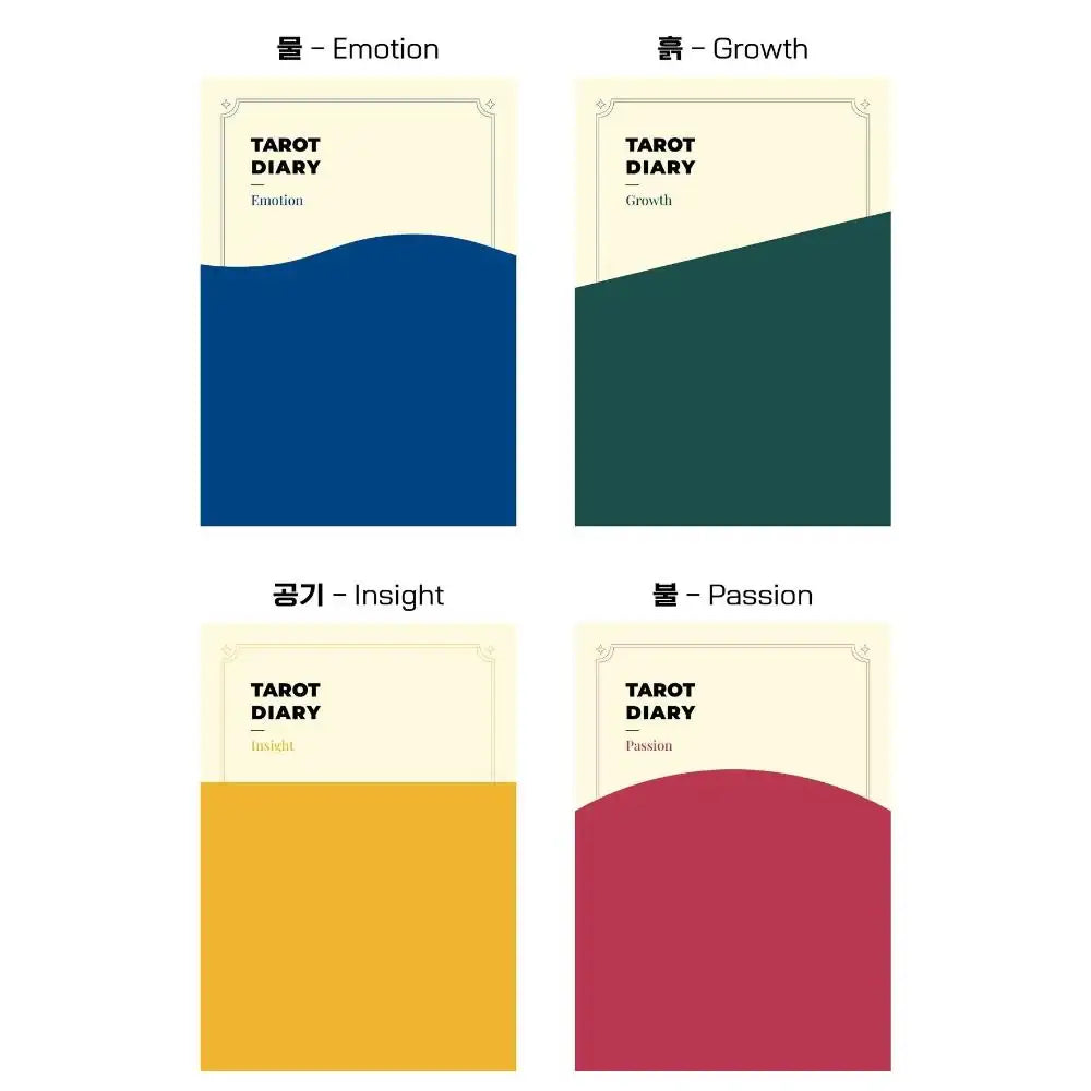 Tarot Myo Myo - Daily Magic Colorful Tarot Diary (tumblbug) - Tarot Myo Myo - Diary - Harumio