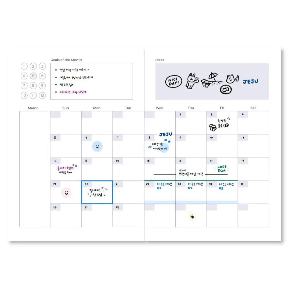 Tarot Myo Myo - Daily Magic Colorful Tarot Diary (tumblbug) - Tarot Myo Myo - Diary - Harumio