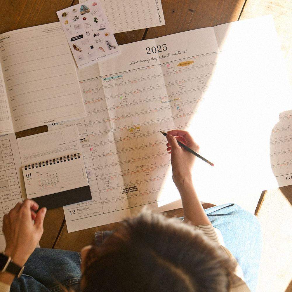 Cover Seoul - 2025 Recorder's Habit Calendar (tumblbug) - Cover Seoul - Calendar - Harumio