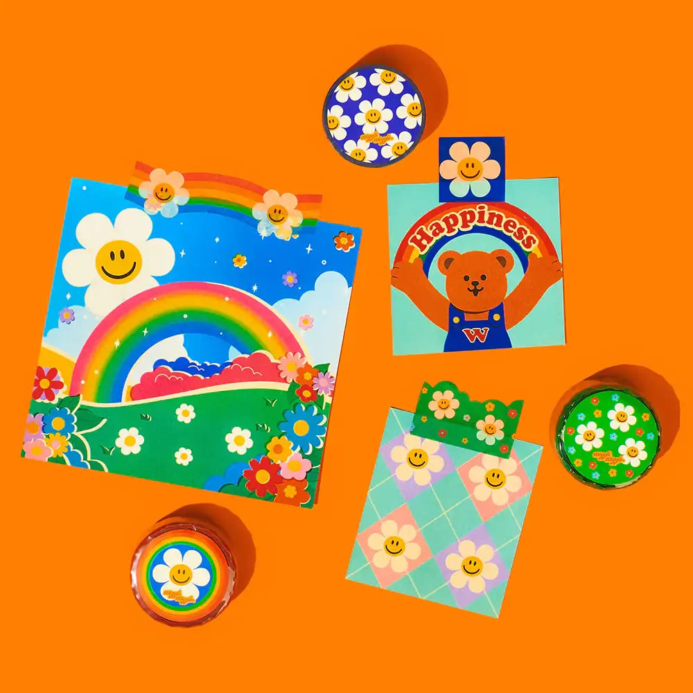 Wiggle Wiggle - Colorful Masking Tape - Wiggle Wiggle - Home & Living, Accessories - Harumio