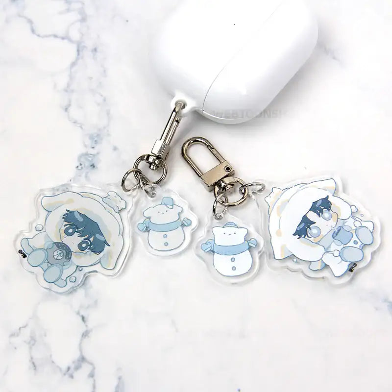 A World Without You - Acrylic Two-stage Keyring - Webtoon Shop - Acrylic Keyring - Harumio