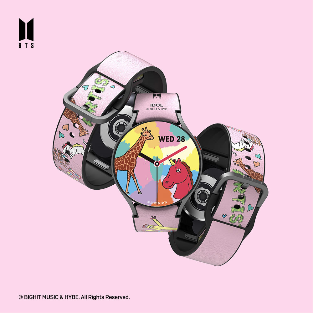 SLBS - BTS IDOL Music Theme Hybrid Watch Strap (Galaxy Watch6)