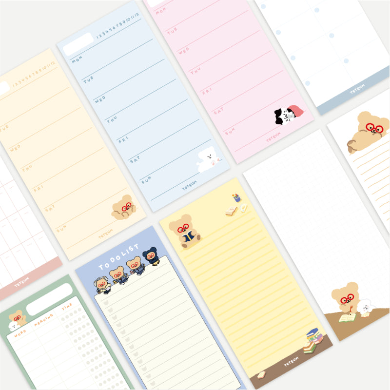 Teteum - Long Memo Pad 2