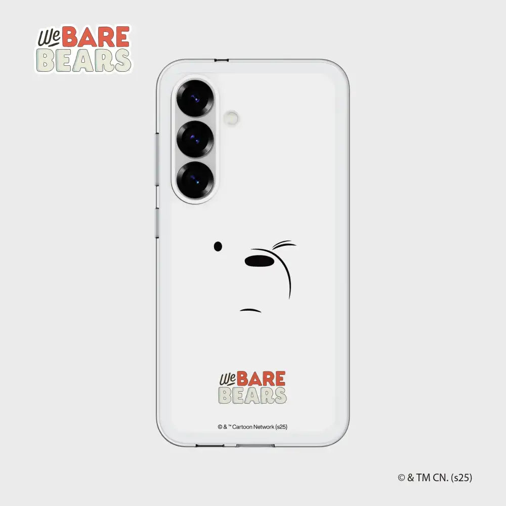 SLBS - We Bare Bears Ice Bear Flip Suit Card (Galaxy S25 Series) - SLBS - flipsuit card - Harumio