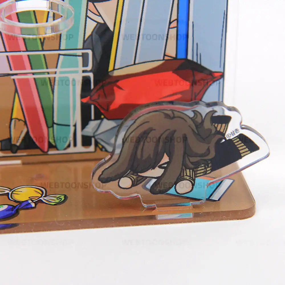 I Don't Want This Kind Of Hero - Acrylic Pen & Memo Holder - Webtoon Shop - Acrylic Keyring - Harumio
