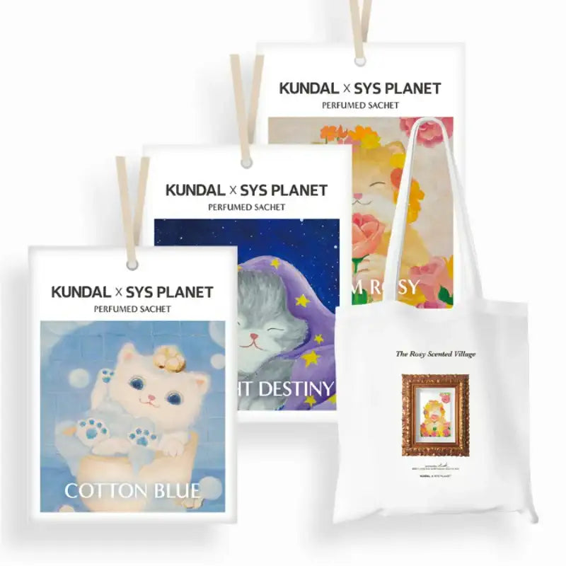 KUNDAL x SYS PLANET - Perfumed Sachet + Eco bag/T-shirt Set - KUNDAL x SYS PLANET - Perfumed Sachet - Harumio