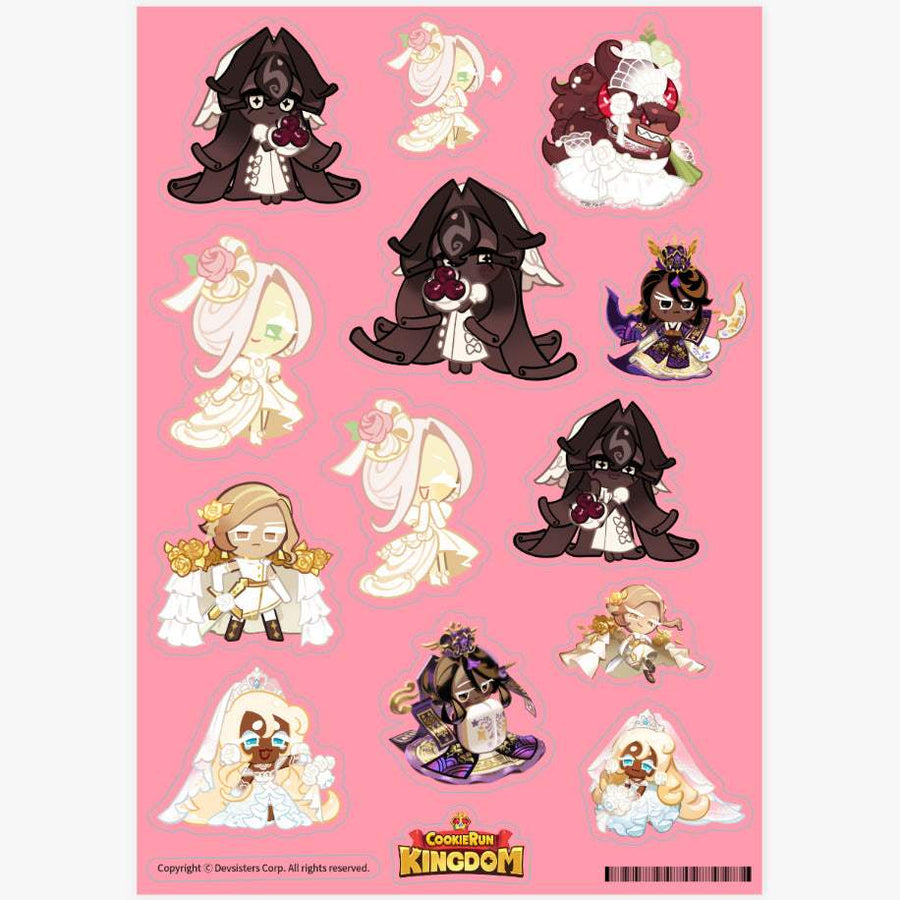 Cookie Run : Kingdom - Destiny Dream Bride Sticker Set - Cookie Run - Sticker - Harumio