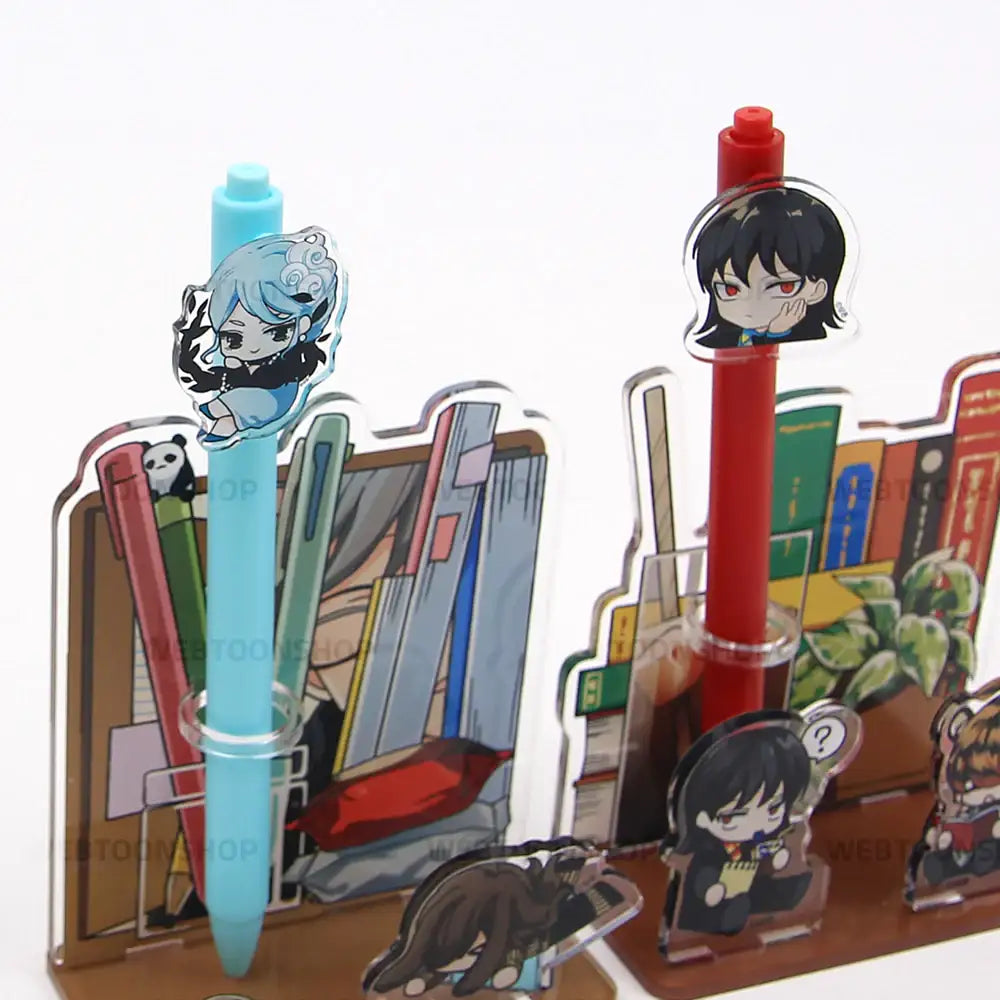 I Don't Want This Kind Of Hero - Acrylic Pen & Memo Holder - Webtoon Shop - Acrylic Keyring - Harumio
