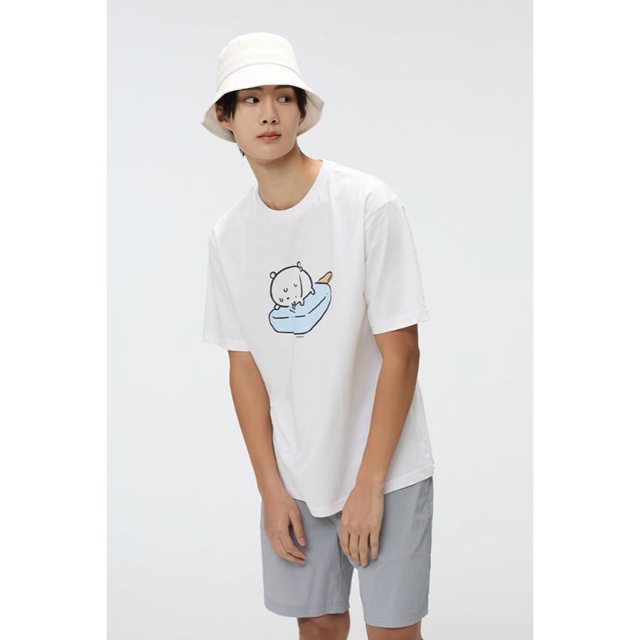 SPAO x Damgomi - Cool Damgomi Short Sleeve T-shirt (GRAPHIC WHITE)