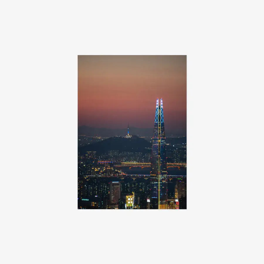 Photo Garden - Two Landmarks in Seoul A4 Poster - Marpple Shop - Poster - Harumio