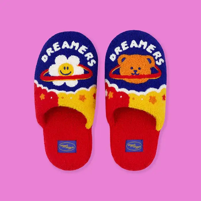 Wiggle Wiggle - Dreamers Terry Home Slippers (Kids) - Wiggle Wiggle - Slipper - Harumio
