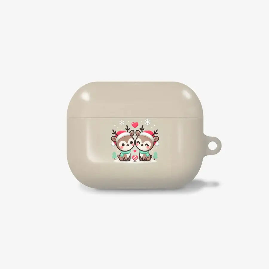 Harry's Useful Shop - Christmas Rudolph Couple AirPod Pro 1 Hard Case - Marpple Shop - AirPod Case - Harumio