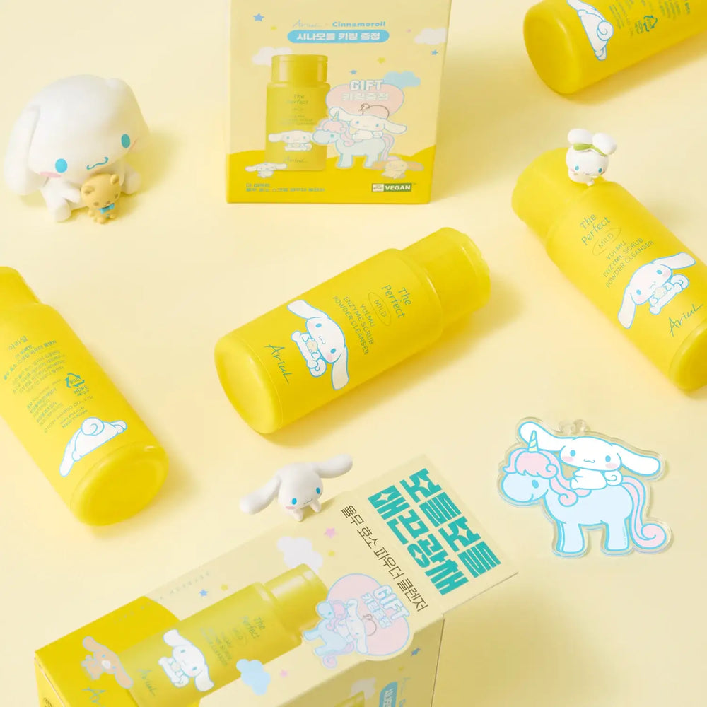 Ariul x Cinnamoroll - The Perfect Mild Scrub Powder Cleanser - Ariul x Cinnamoroll - Cleansing Powder - Harumio