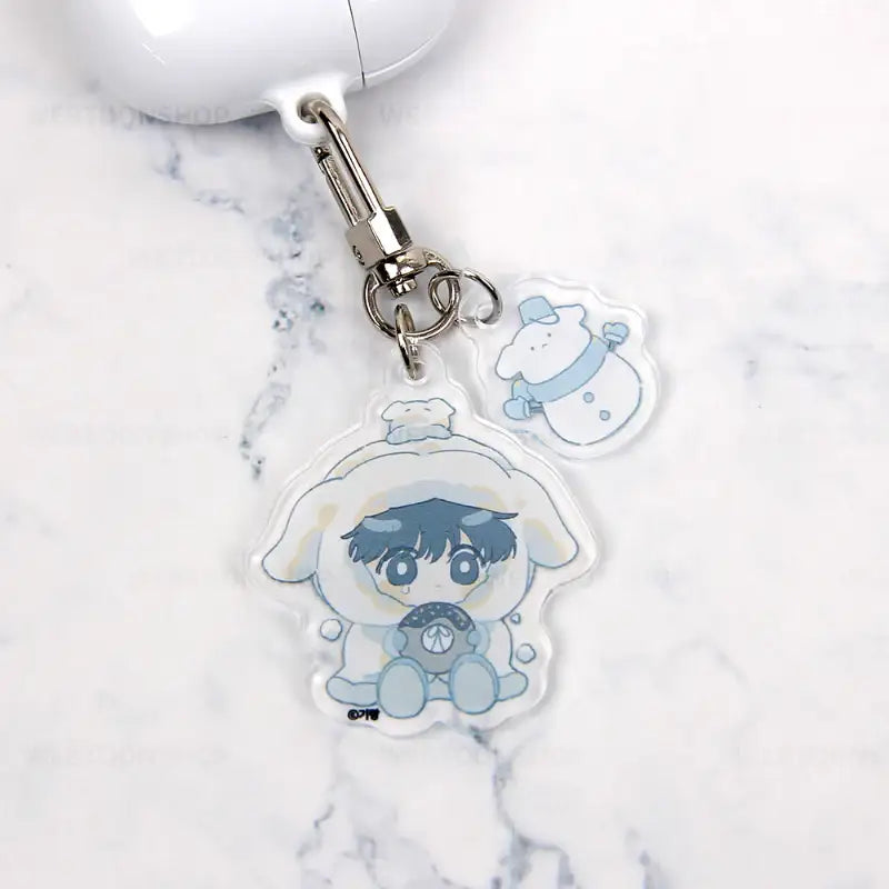 A World Without You - Acrylic Two-stage Keyring - Webtoon Shop - Acrylic Keyring - Harumio