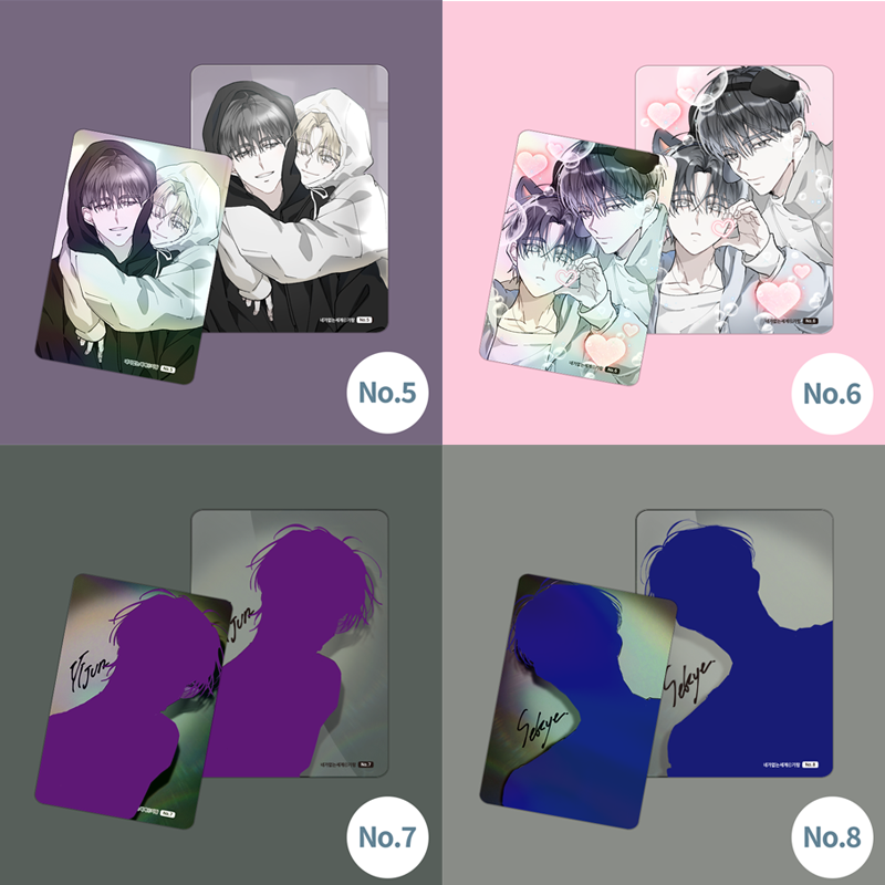 A World Without You - Webtoon Photocard Collection 8 Types (Random) - Webtoon Shop - Photocard - Harumio