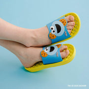 Sesame Street Spa Day - Cookie Monster Bathroom Slippers - Marpple Shop - bathroom slippers - Harumio
