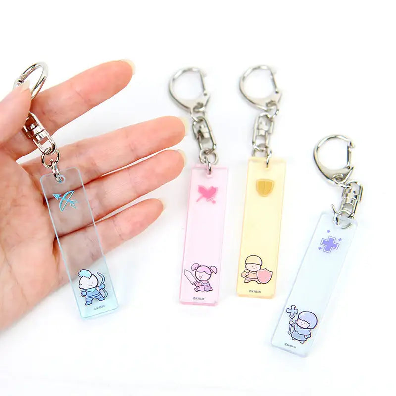 Dori Dori - Double-sided Square Acrylic Keyring - Webtoon Shop - Keyrings - Harumio