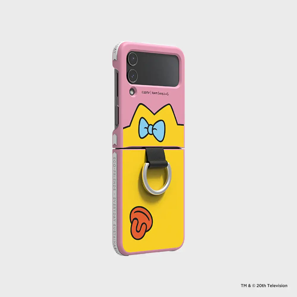 SLBS - Eco Lens Maggie Simpson Cover with Ring (Galaxy Z Flip4) - SLBS - Home & Living, Accessories - Harumio